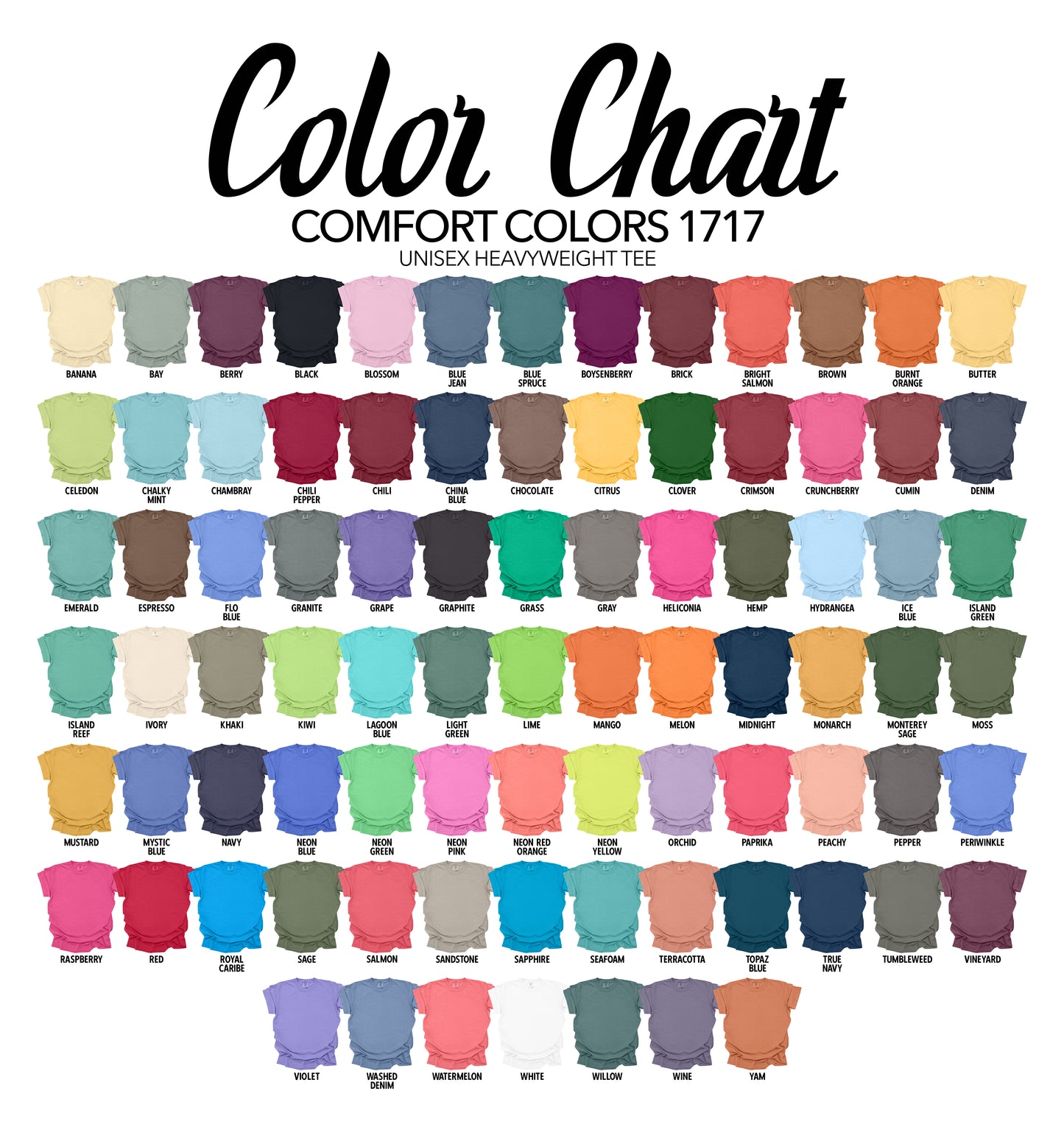 Comfort Colors - Unisex Heavyweight RS T-Shirt (S-XL)