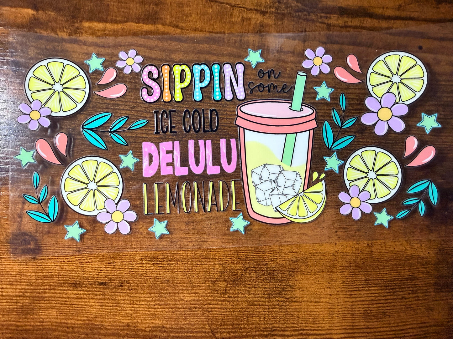 Sippin ice cold delulu