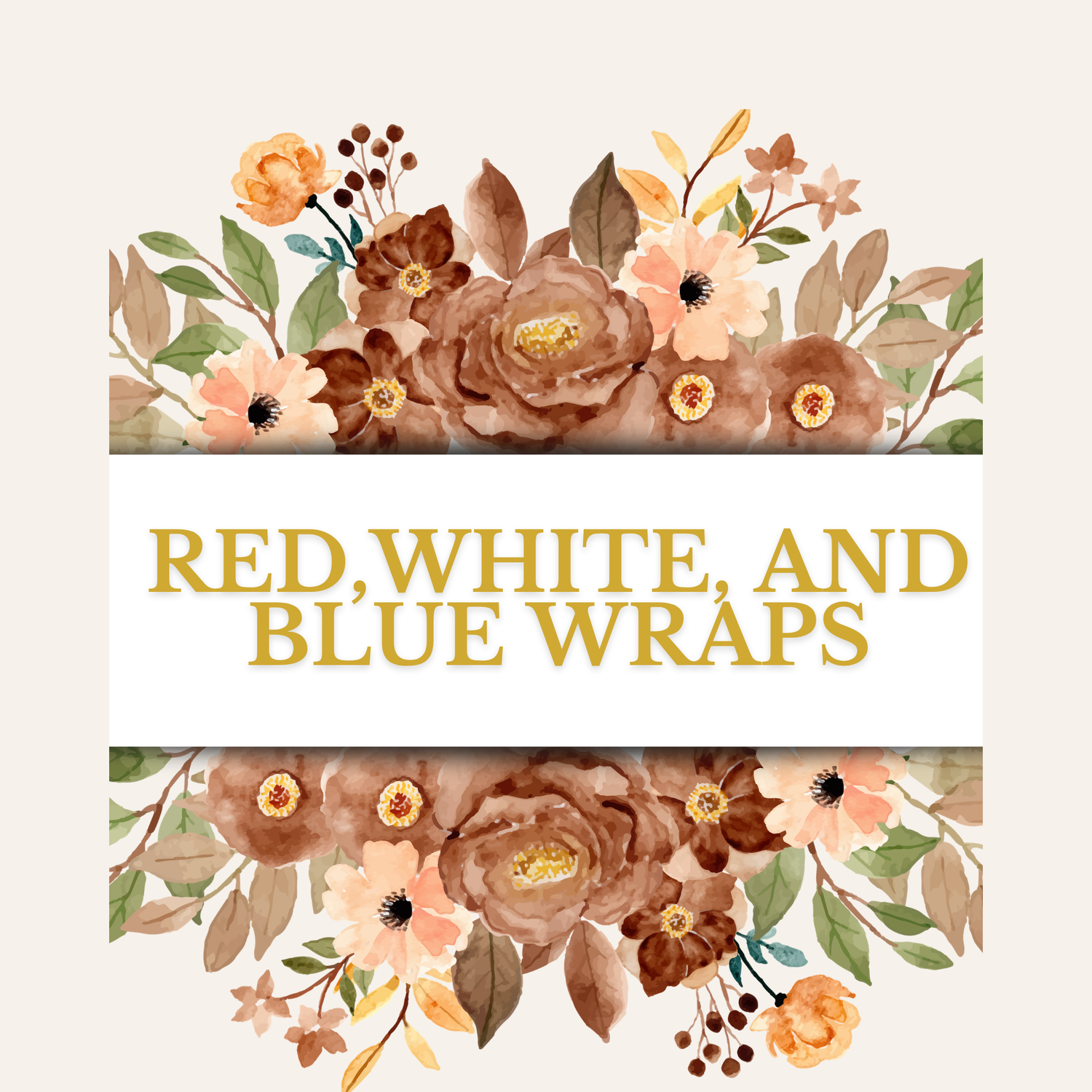 Red, White, Blue Holiday Wraps