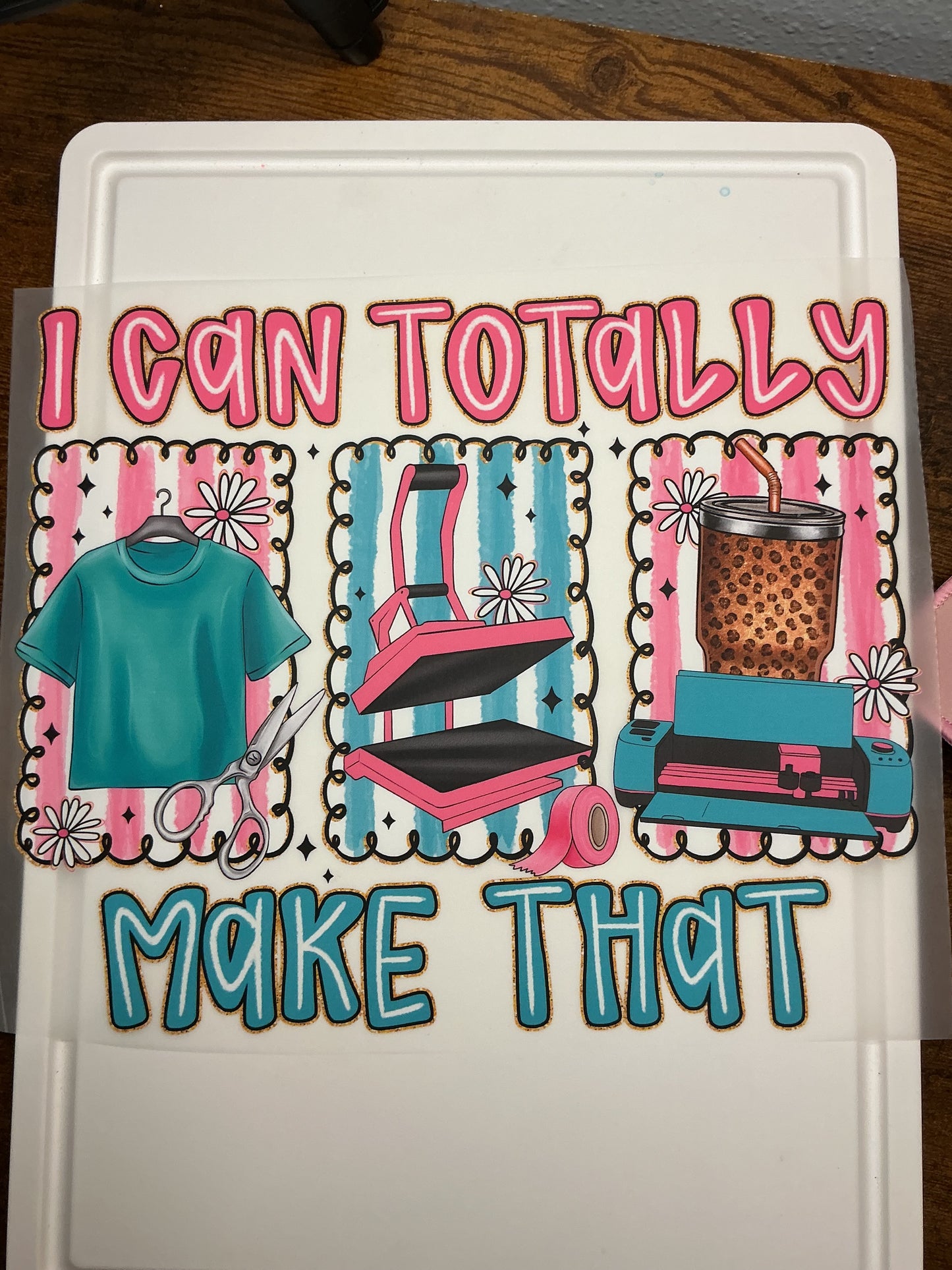 I can make that