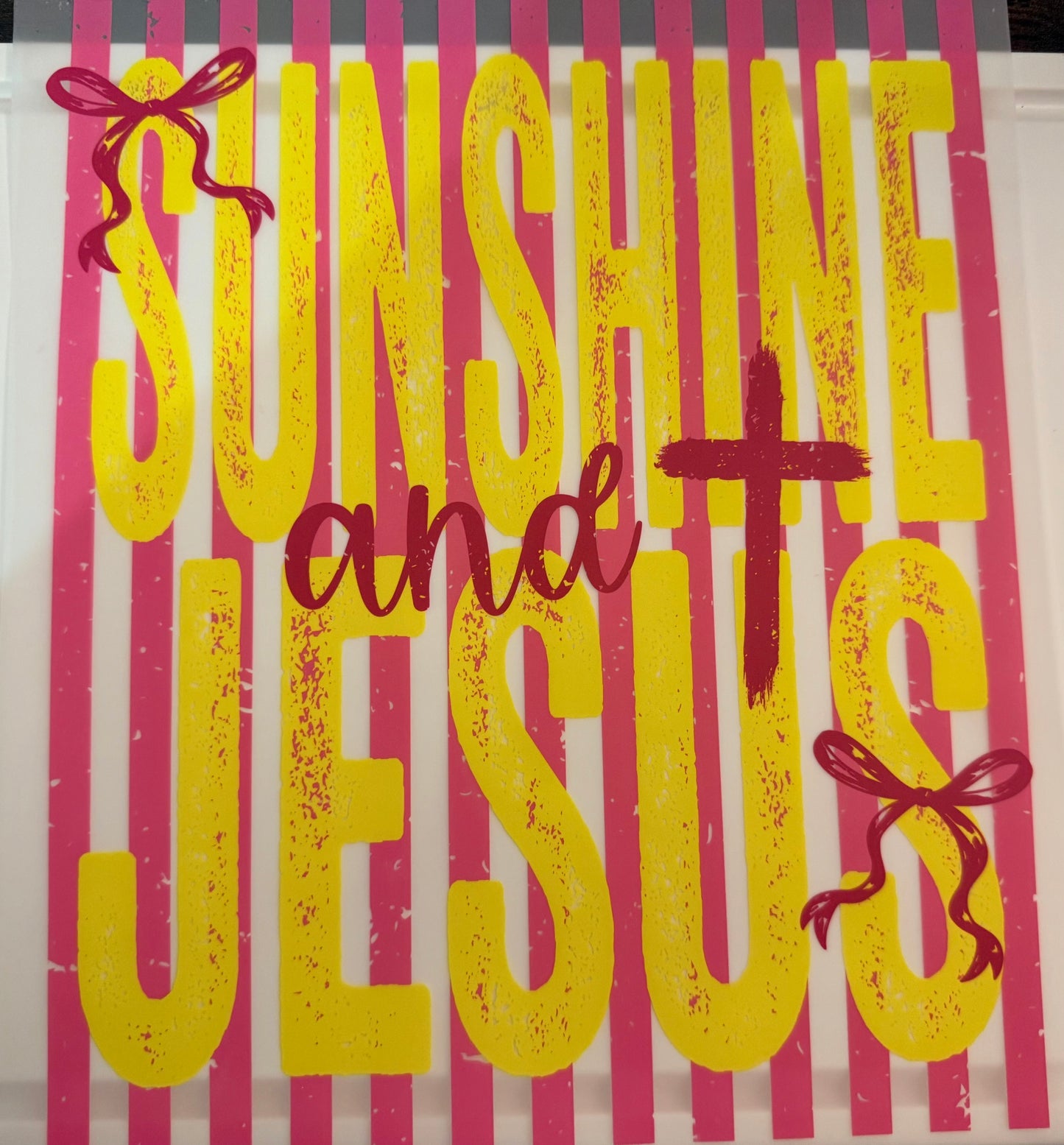 Sunshine and Jesus