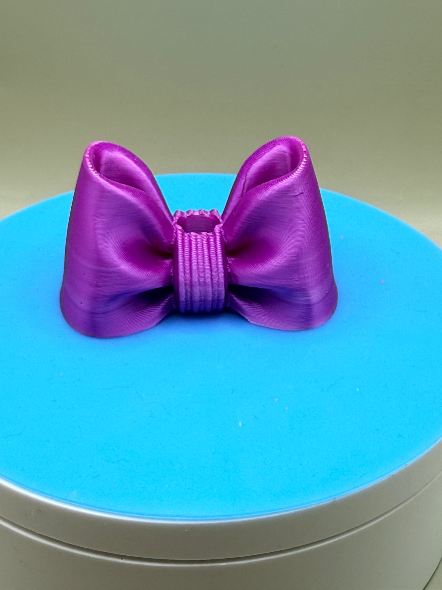 Oversize Purple Bow