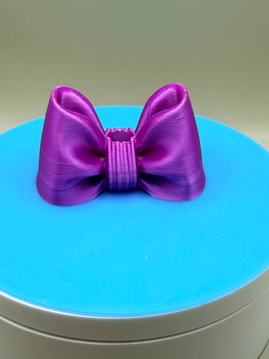 Oversize Purple Bow