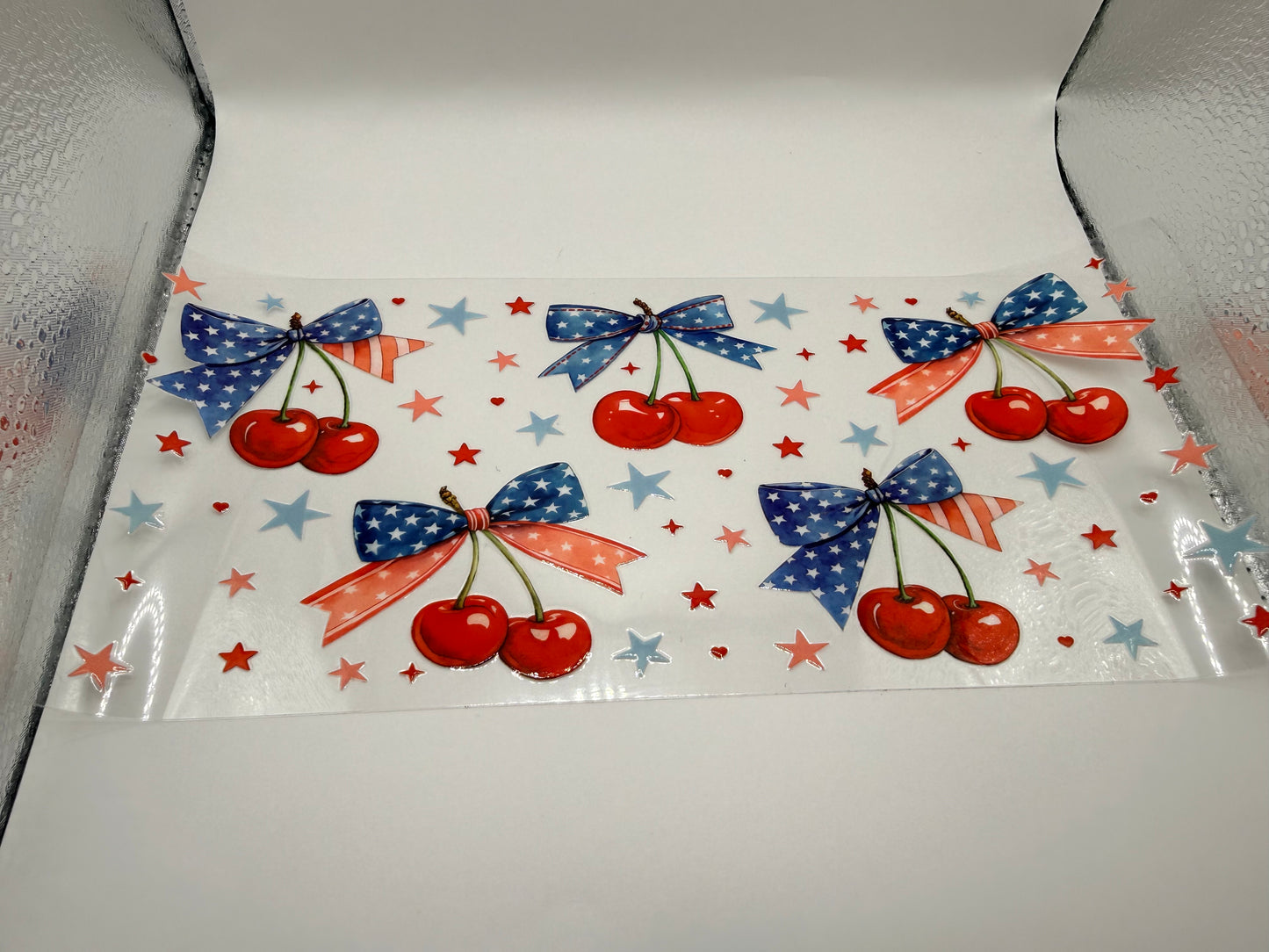 Red White and Blue Cherries